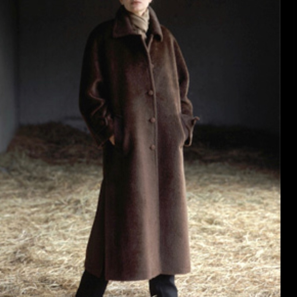 Women’s Alpaca and Wool Blend Coat